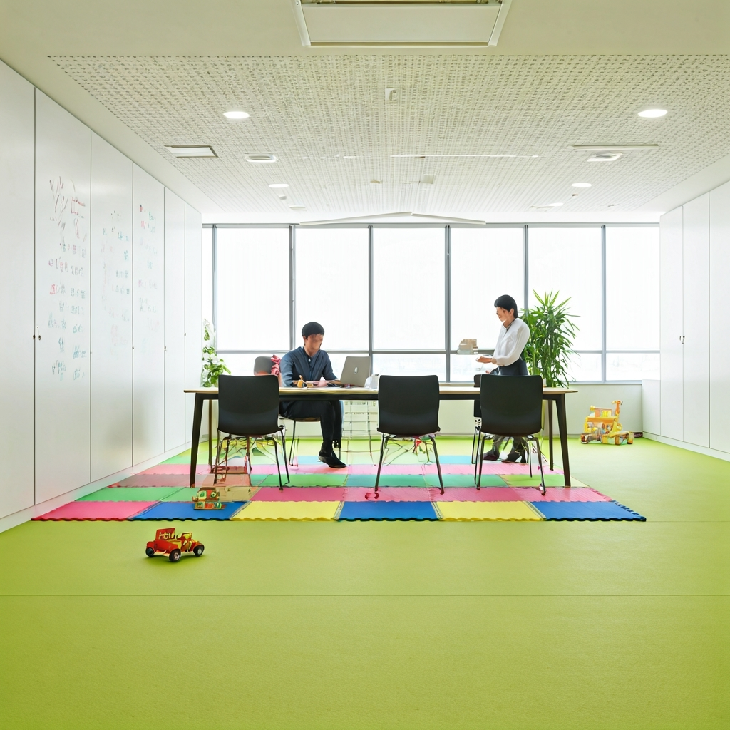 空き会議室を活用した低コストの保育環境の作り方